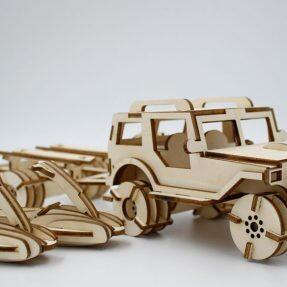 laser cutting design-How to make a Jeep