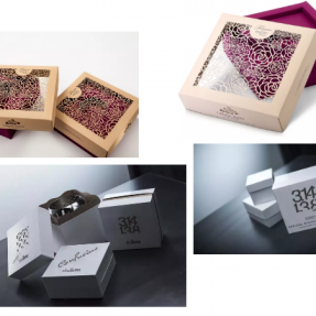 Laser carved paper packaging box is a fashionable “bag”